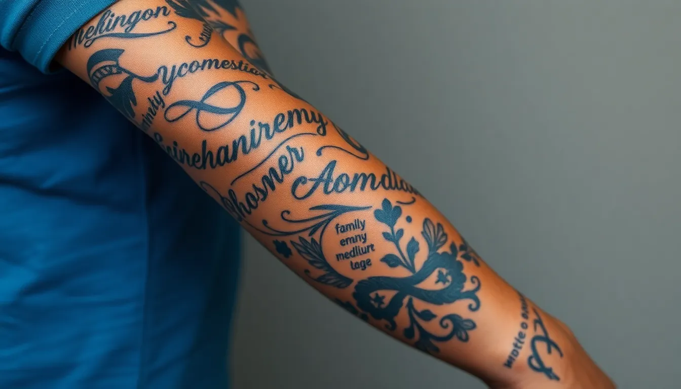 50 Family Sleeve Tattoo Ideas for Men: Honor Your Loved Ones with Meaningful Ink 12 50 Family Sleeve Tattoo Ideas for Men: Honor Your Loved Ones with Meaningful Ink 11