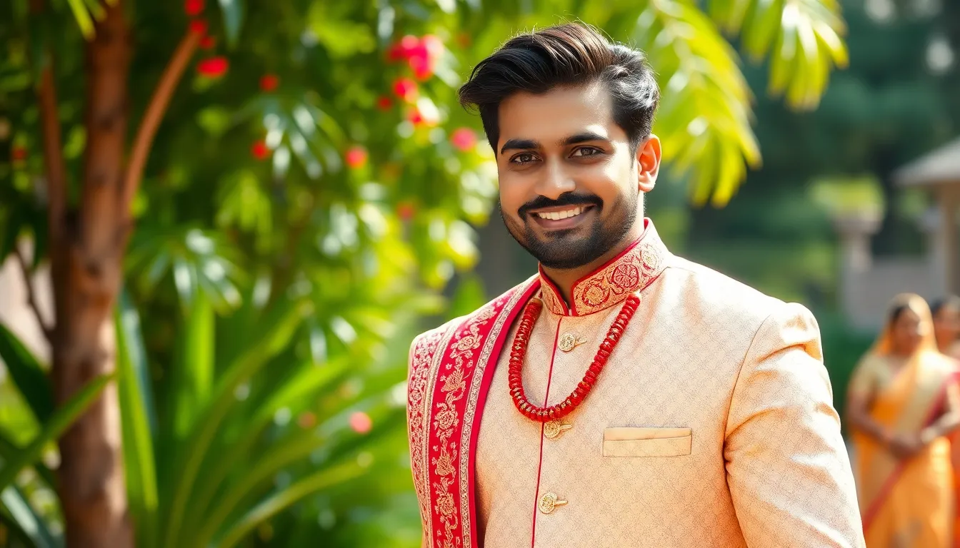 Best Indian Wedding Formal Dresses for Men: Sherwanis, Bandhgalas & More 12 Best Indian Wedding Formal Dresses for Men: Sherwanis, Bandhgalas & More 11