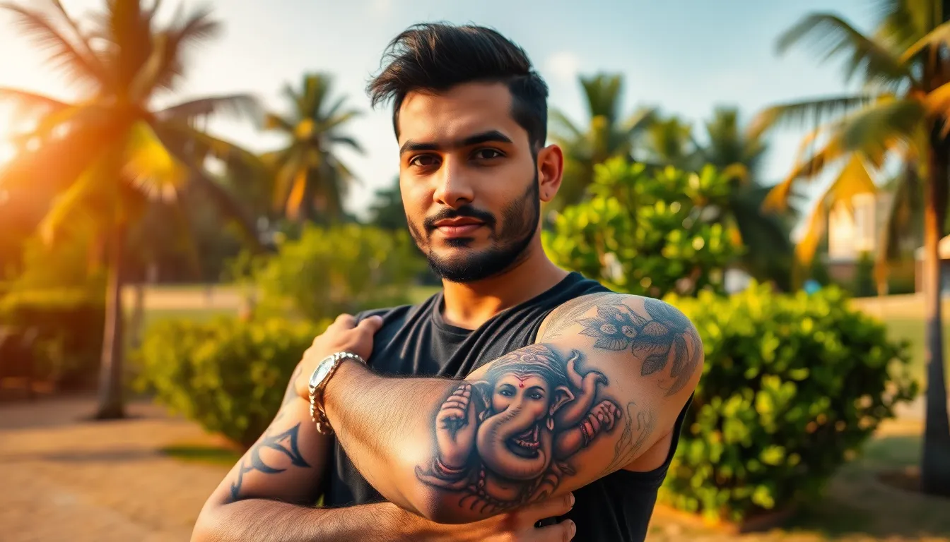 50+ Stunning Ganesha Tattoo Designs for Men: Sacred Symbols & Modern Styles 12 50+ Stunning Ganesha Tattoo Designs for Men: Sacred Symbols & Modern Styles 11