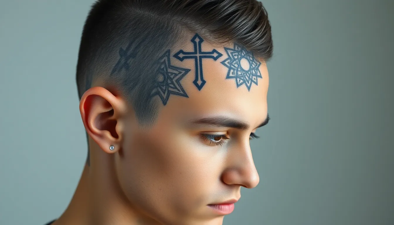 50+ Hair Tattoo Designs for Men: From Geometric to Tribal Patterns (2025 Guide) 12 50+ Hair Tattoo Designs for Men: From Geometric to Tribal Patterns (2025 Guide) 11