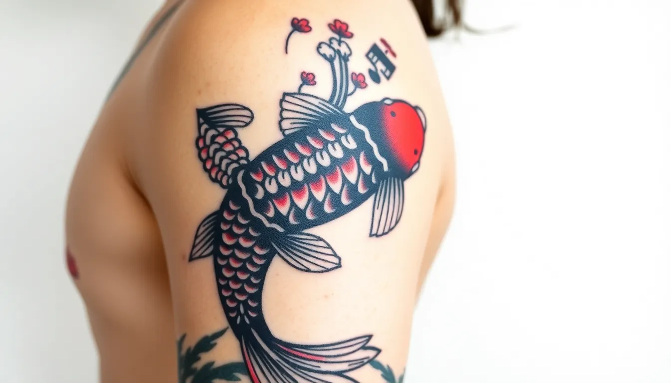 Koi Fish Tattoo for Men: 50+ Meaningful Designs & Symbolic Ideas That Tell Your Story 12 Koi Fish Tattoo for Men: 50+ Meaningful Designs & Symbolic Ideas That Tell Your Story 11