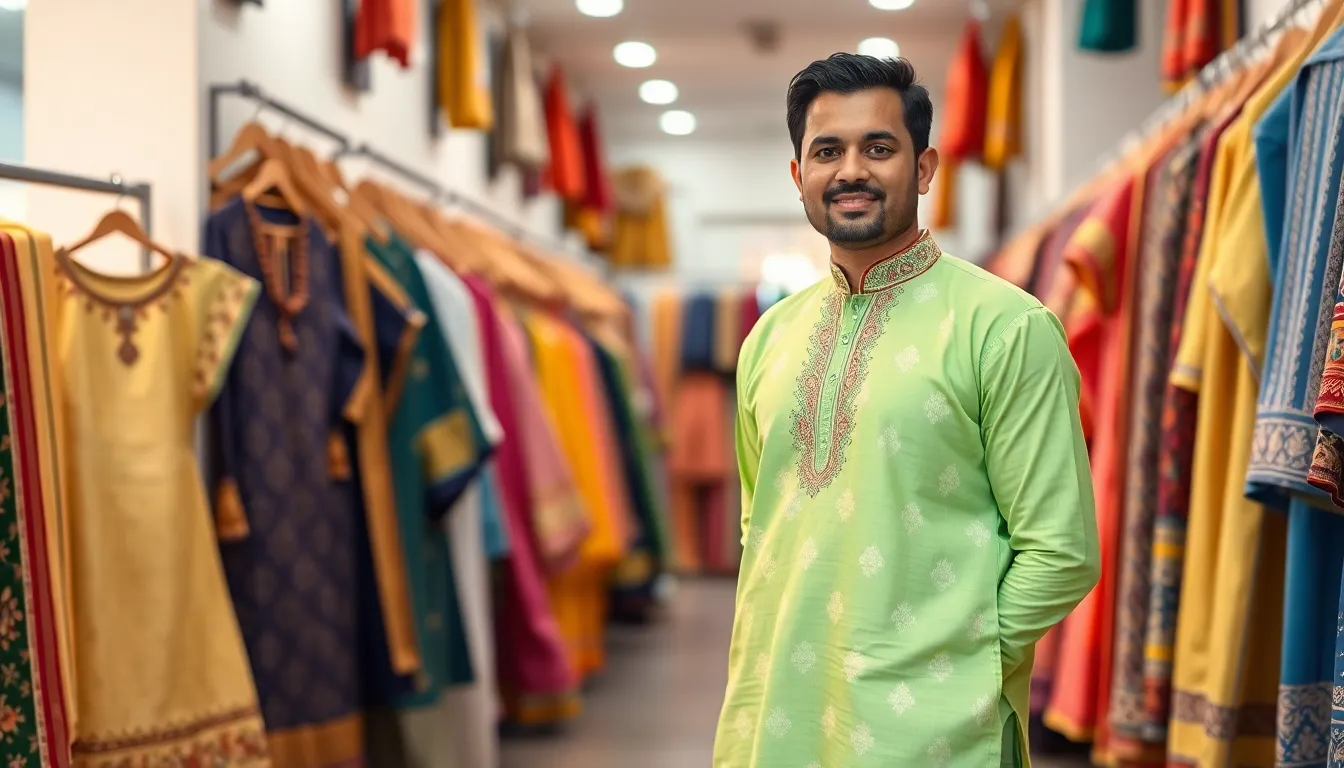 Light Green Kurta For Men: Complete Style Guide & Styling Tips for Every Occasion 12 Light Green Kurta For Men: Complete Style Guide & Styling Tips for Every Occasion 11