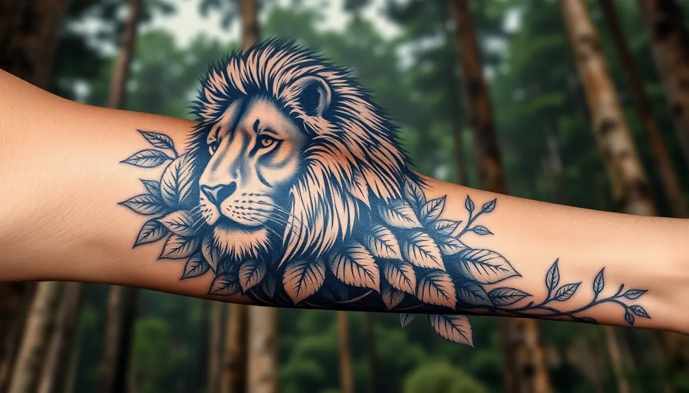 Lion Forearm Tattoo for Men: 15+ Bold Designs & Placement Ideas (2025) 12 Lion Forearm Tattoo for Men: 15+ Bold Designs & Placement Ideas (2025) 11