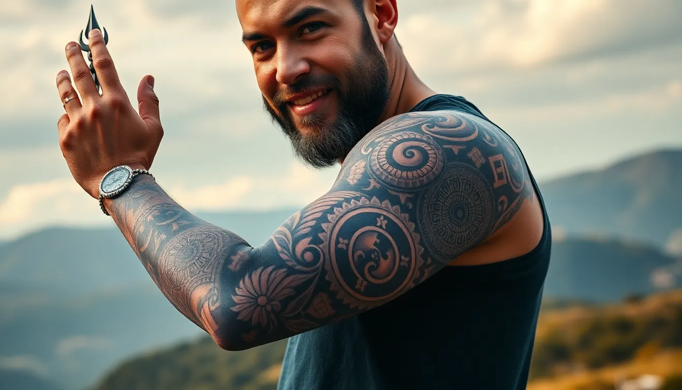 50+ Powerful Mahadev Tattoo Designs for Men: From Minimalist to Full Sleeve Ideas 12 50+ Powerful Mahadev Tattoo Designs for Men: From Minimalist to Full Sleeve Ideas 11