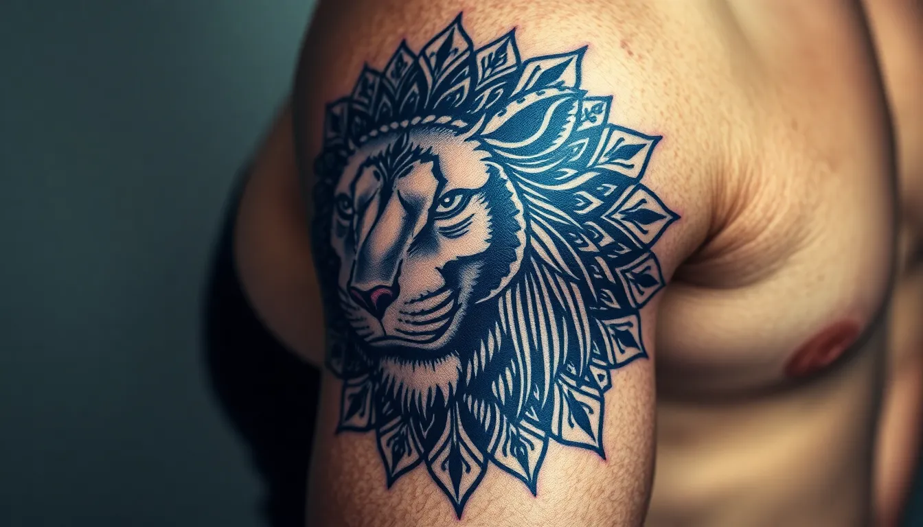 50+ Bold Mandala Tattoo Designs for Men: Sacred Geometry Meets Masculine Art 12 50+ Bold Mandala Tattoo Designs for Men: Sacred Geometry Meets Masculine Art 11