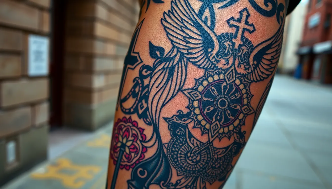 50+ Epic Men's Leg Sleeve Tattoo Ideas That Will Transform Your Look 12 50+ Epic Men's Leg Sleeve Tattoo Ideas That Will Transform Your Look 11