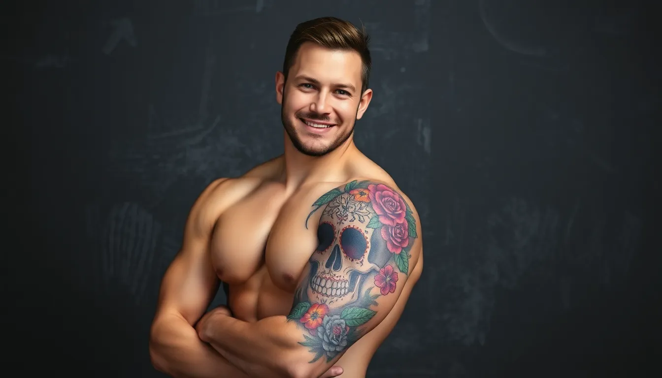 25 Best Upper Arm Tattoo Ideas for Men: Bold Designs & Placement Tips 12 25 Best Upper Arm Tattoo Ideas for Men: Bold Designs & Placement Tips 11