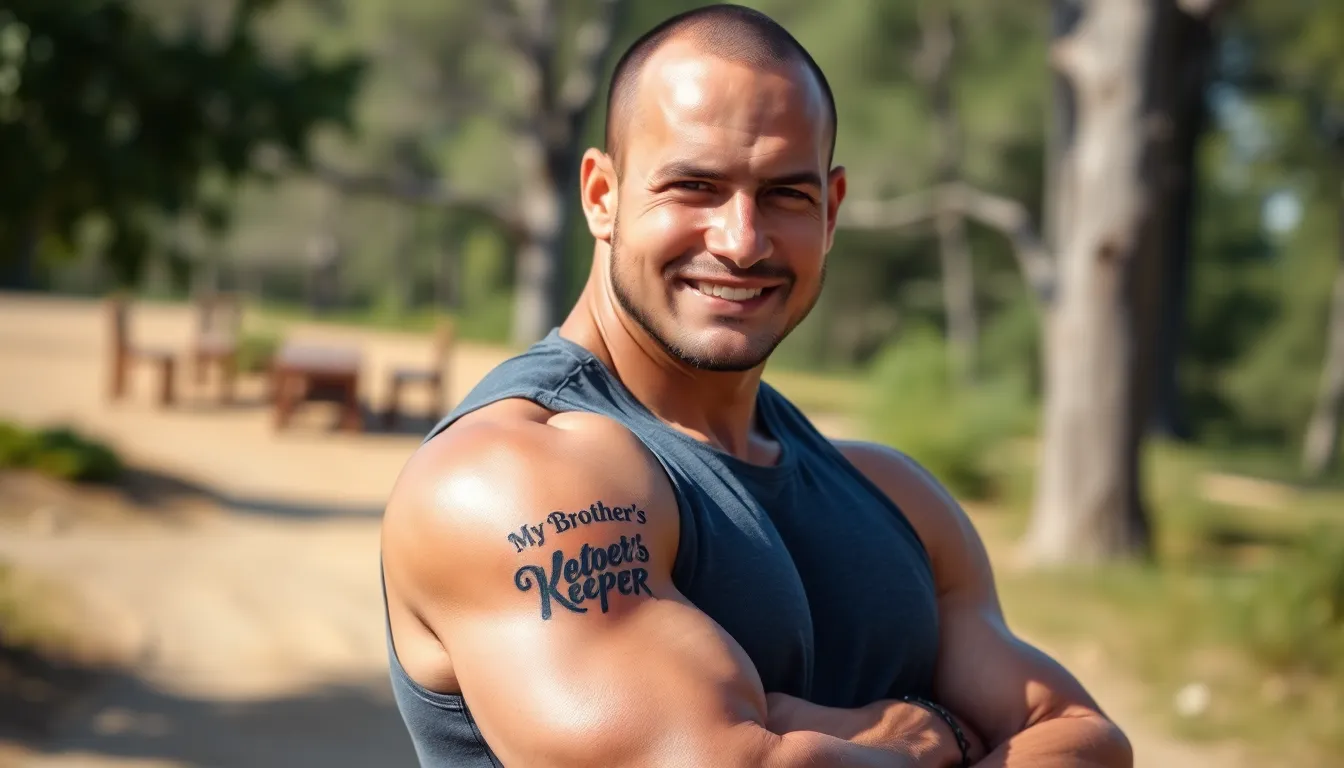 50+ My Brothers Keeper Tattoo Ideas for Men: Bold Designs & Meanings 12 50+ My Brothers Keeper Tattoo Ideas for Men: Bold Designs & Meanings 11