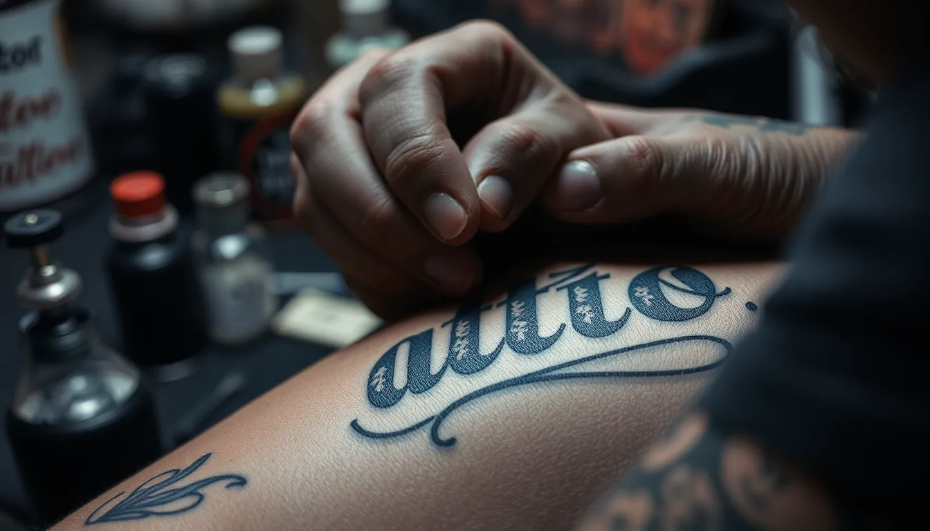 50 Best Tattoo Lettering Fonts for Men: Bold Masculine Typography Guide 2025 12 50 Best Tattoo Lettering Fonts for Men: Bold Masculine Typography Guide 2025 11