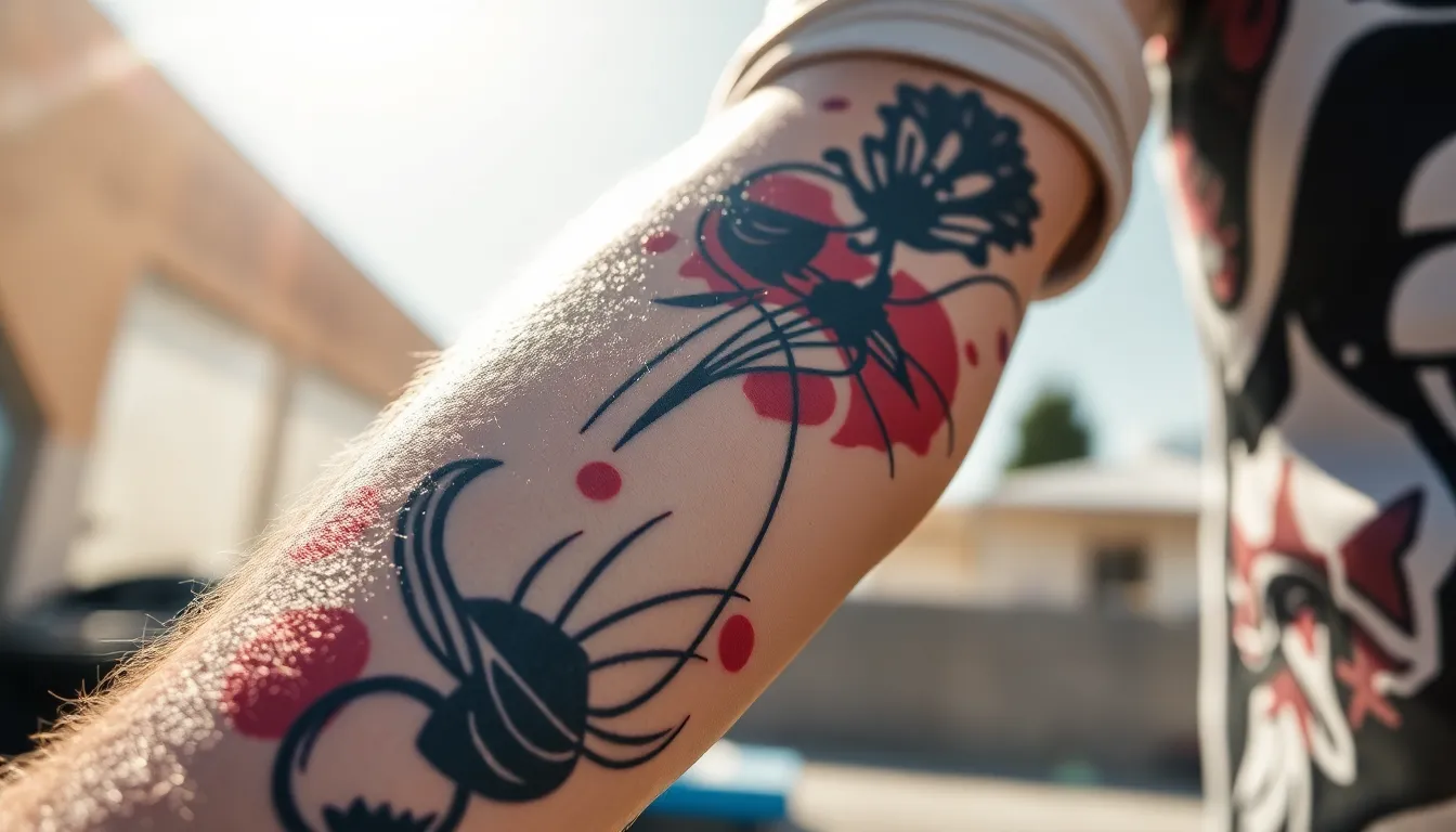 20 Bold Trash Polka Tattoo Designs for Men That Make a Statement 12 20 Bold Trash Polka Tattoo Designs for Men That Make a Statement 11