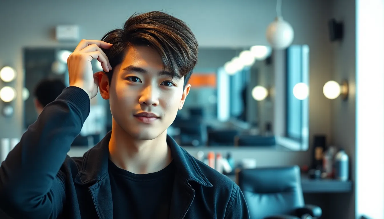 Master the Korean 60-40 Hairstyle for Men: Complete Styling Guide & Tips 14 Master the Korean 60-40 Hairstyle for Men: Complete Styling Guide & Tips 13