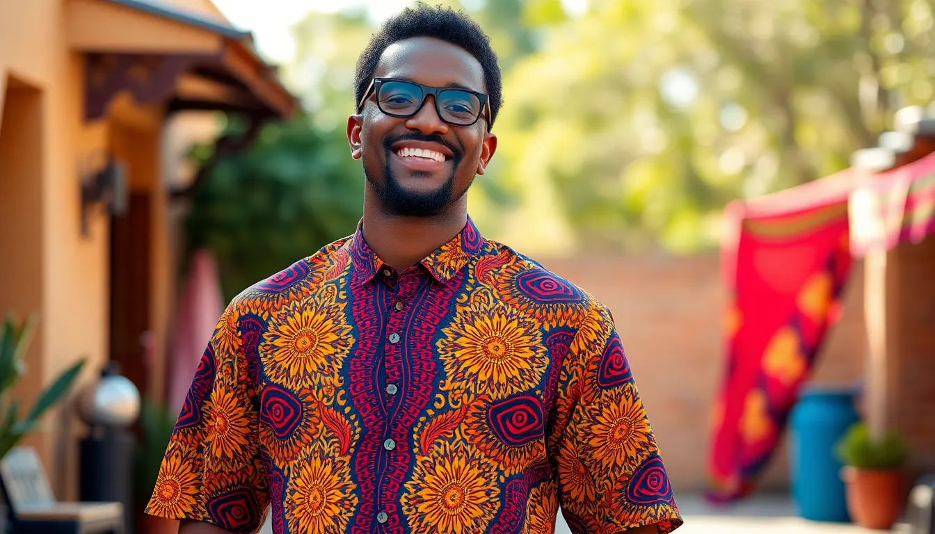 African Shirts for Men Ankara: Complete Style Guide & Best Designs 2025 14 African Shirts for Men Ankara: Complete Style Guide & Best Designs 2025 13