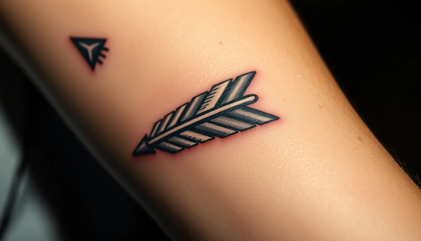 35 Bold Arrow Tattoo Designs for Men: From Minimalist to Tribal Styles 13