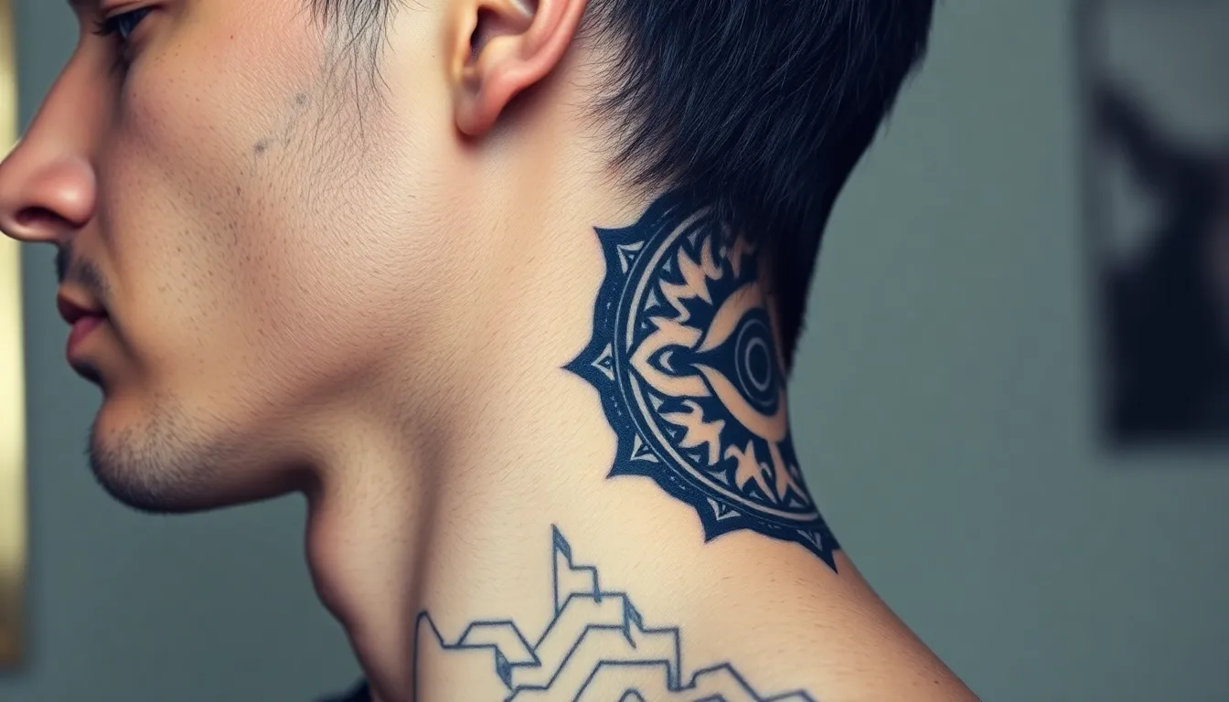 50+ Behind the Ear Tattoo Ideas for Men: Bold Designs That Make a Statement 14 50+ Behind the Ear Tattoo Ideas for Men: Bold Designs That Make a Statement 13