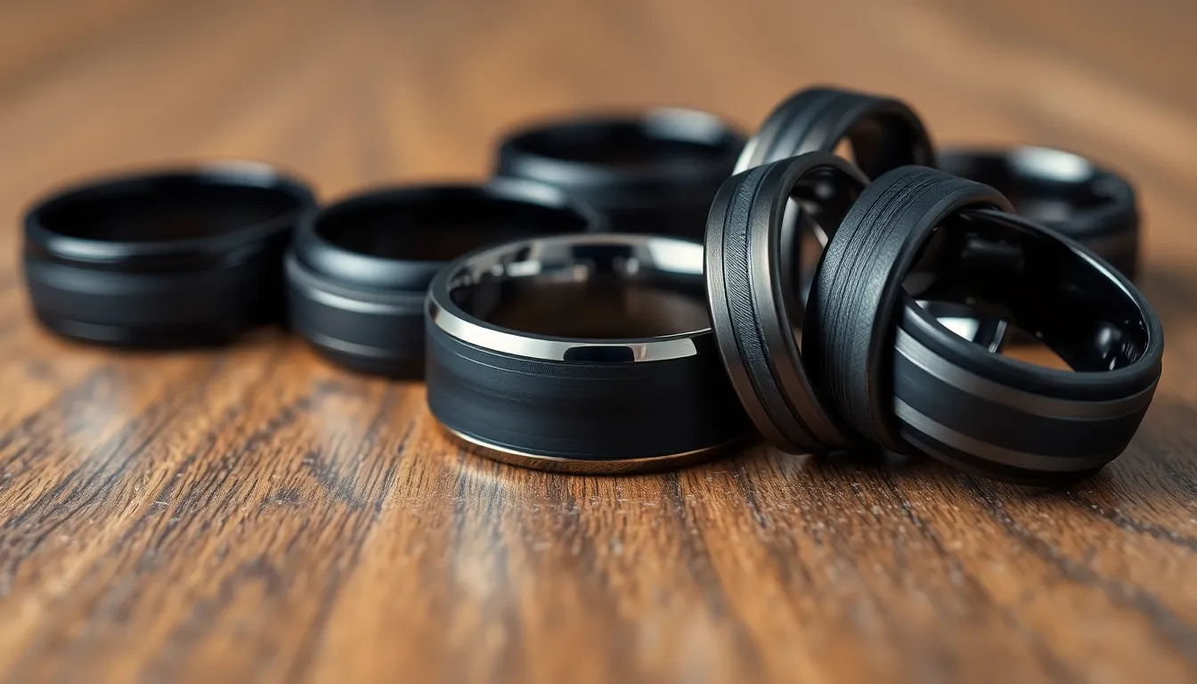 Black Wedding Bands for Men: Ultimate Guide to Styles, Materials & Top Brands 2025 14 Black Wedding Bands for Men: Ultimate Guide to Styles, Materials & Top Brands 2025 13