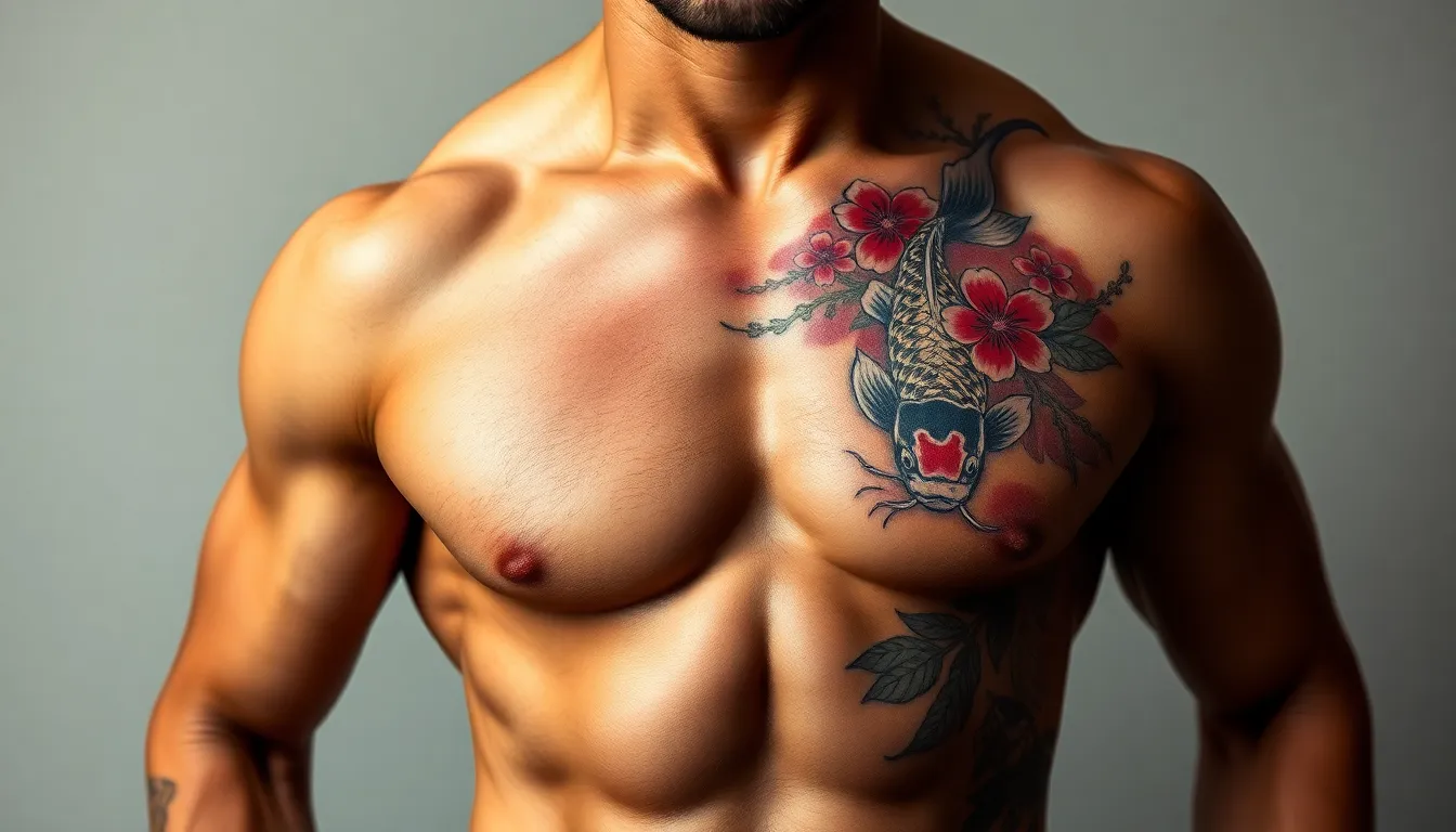 50+ Best Chest and Shoulder Tattoo Ideas for Men (2025 Guide) 14 50+ Best Chest and Shoulder Tattoo Ideas for Men (2025 Guide) 13