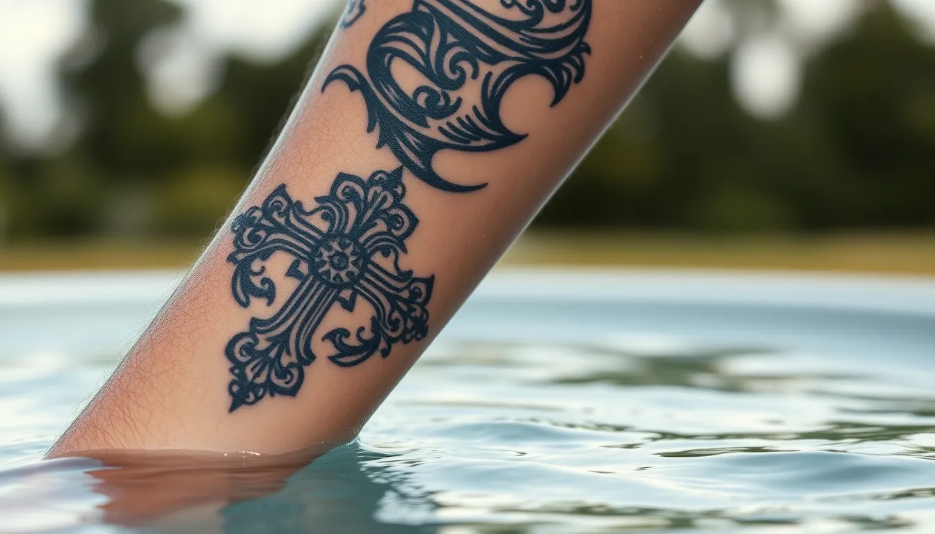 25 Powerful Christian Forearm Tattoo Ideas for Men That Show Your Faith 14 25 Powerful Christian Forearm Tattoo Ideas for Men That Show Your Faith 13