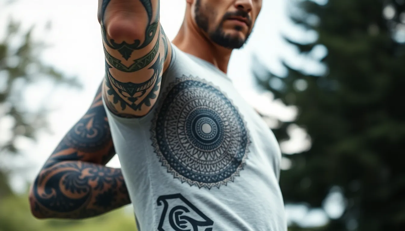 30 Bold Circular Tattoo Designs for Men: From Celtic Knots to Sacred Geometry 14 30 Bold Circular Tattoo Designs for Men: From Celtic Knots to Sacred Geometry 13