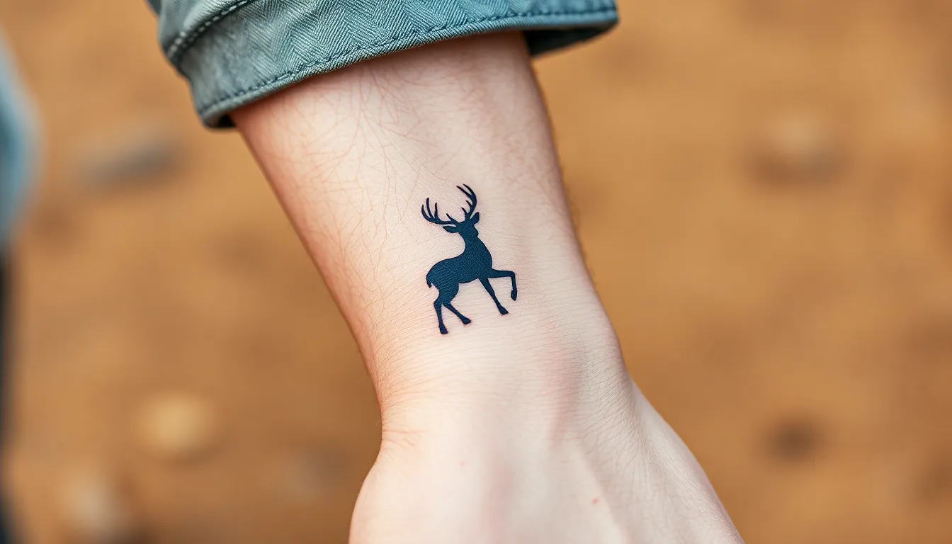 50+ Stunning Deer Tattoo Designs for Men: From Realistic to Geometric Styles 14 50+ Stunning Deer Tattoo Designs for Men: From Realistic to Geometric Styles 13
