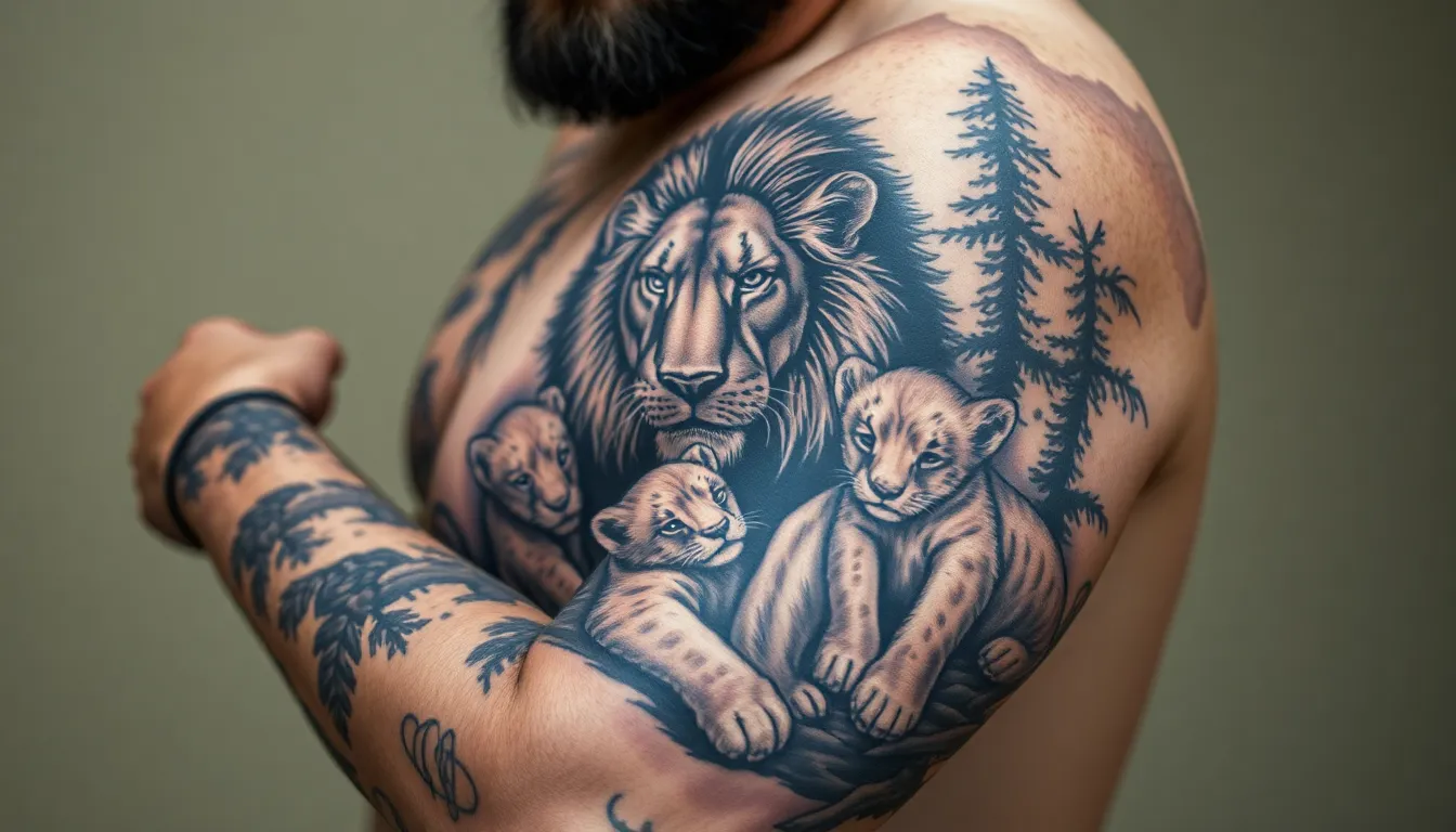 50 Family Sleeve Tattoo Ideas for Men: Honor Your Loved Ones with Meaningful Ink 14 50 Family Sleeve Tattoo Ideas for Men: Honor Your Loved Ones with Meaningful Ink 13