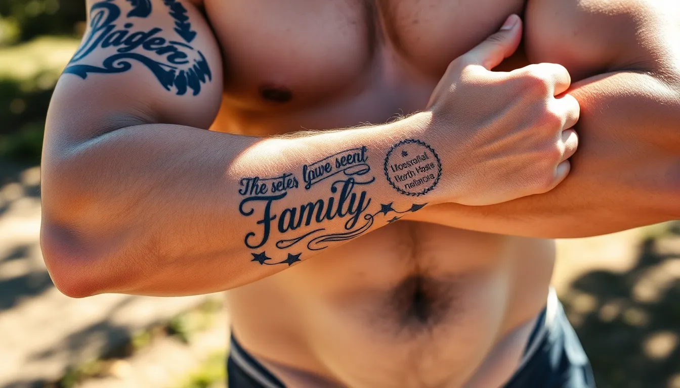 50+ Meaningful Family Tattoo Designs for Men: Honor Your Loved Ones in Style 14 50+ Meaningful Family Tattoo Designs for Men: Honor Your Loved Ones in Style 13