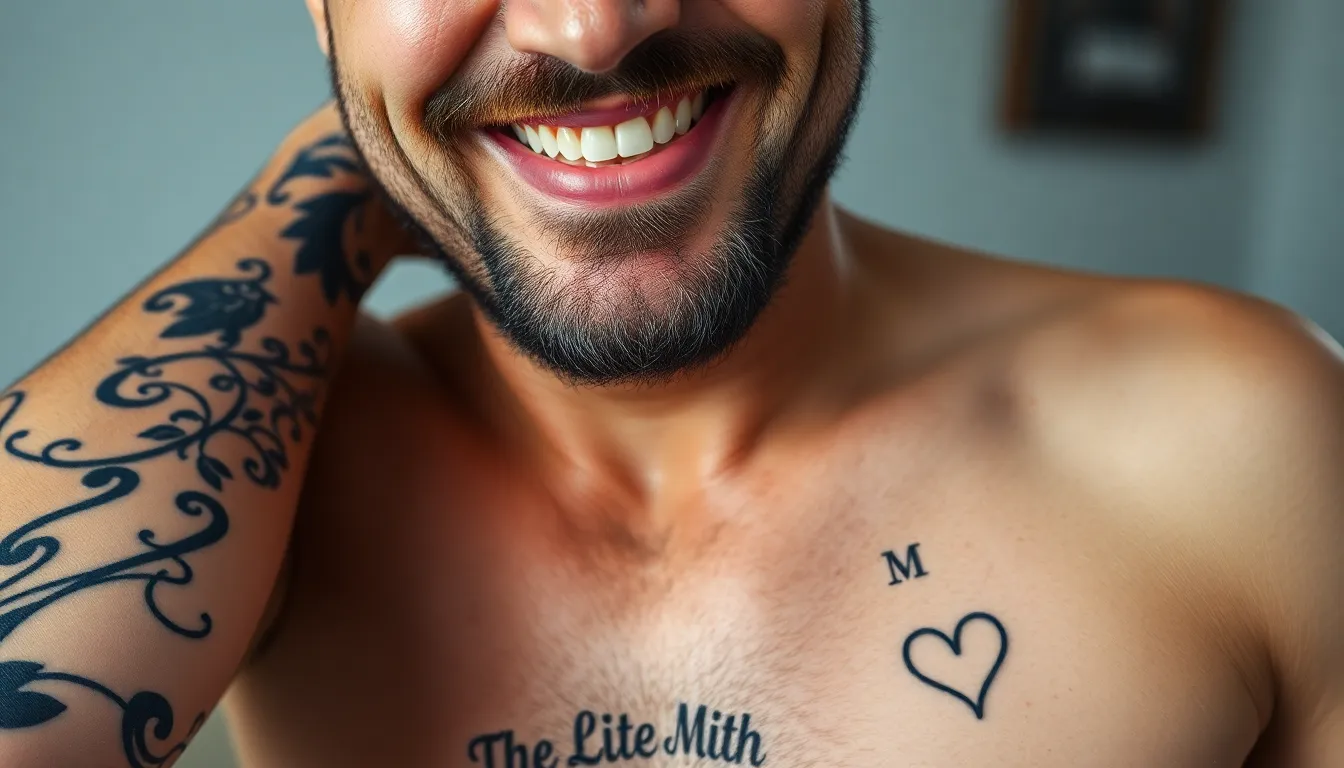 50+ Meaningful Father Tattoo Ideas for Men to Honor Your Kids 14 50+ Meaningful Father Tattoo Ideas for Men to Honor Your Kids 13
