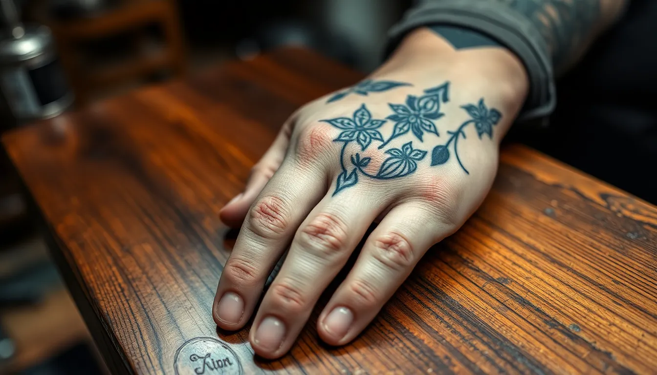Hand Band Tattoo for Men: 50+ Bold Designs, Pain Guide & Professional Tips 14 Hand Band Tattoo for Men: 50+ Bold Designs, Pain Guide & Professional Tips 13
