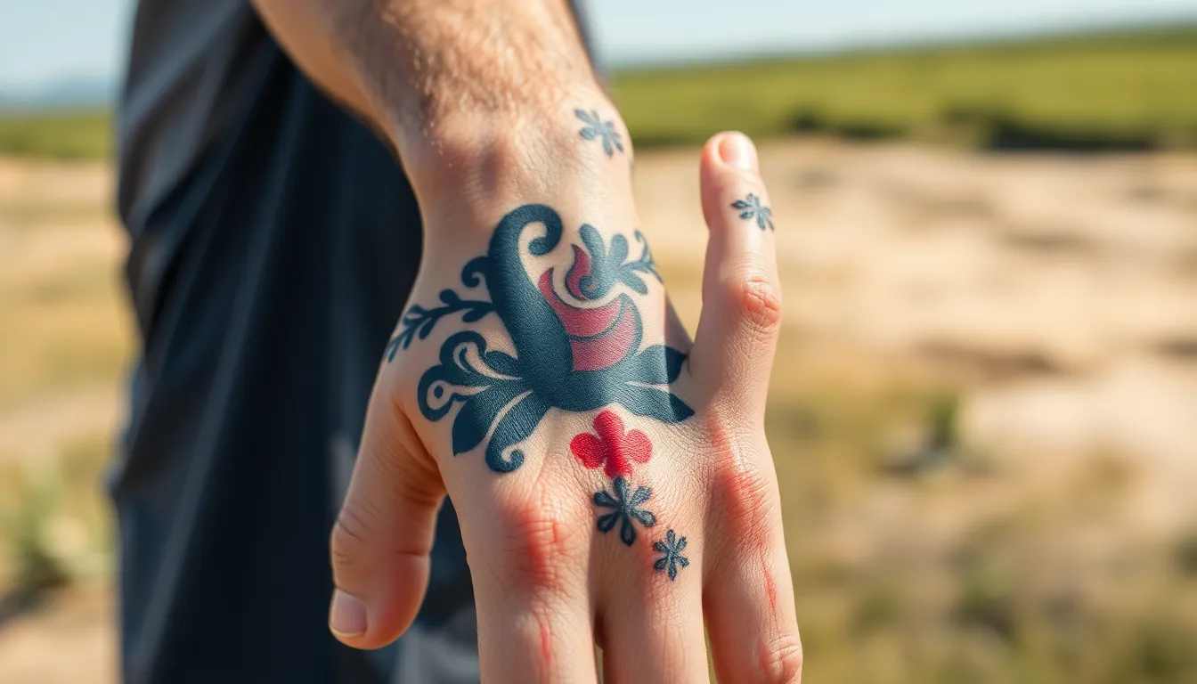 50+ Bold Hand Tattoo Ideas for Men: From Minimalist to Tribal Designs 14 50+ Bold Hand Tattoo Ideas for Men: From Minimalist to Tribal Designs 13