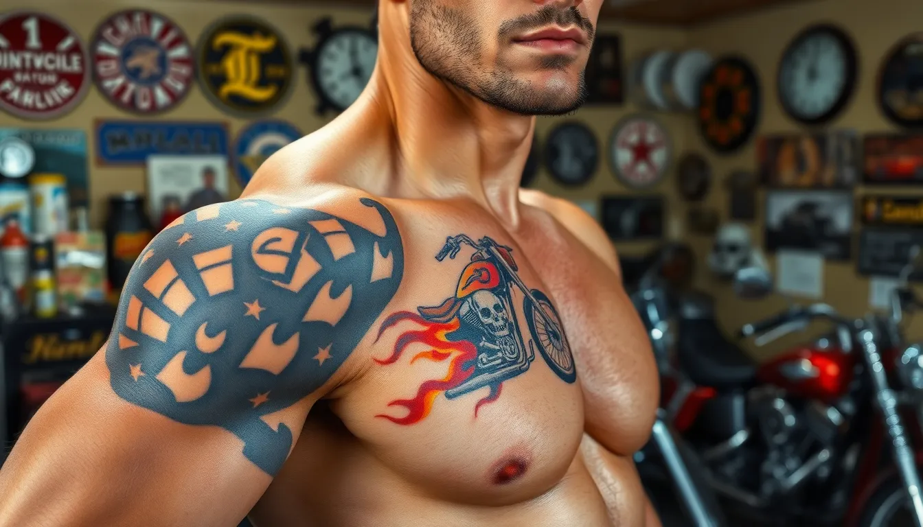 25 Best Upper Arm Tattoo Ideas for Men: Bold Designs & Placement Tips 14 25 Best Upper Arm Tattoo Ideas for Men: Bold Designs & Placement Tips 13