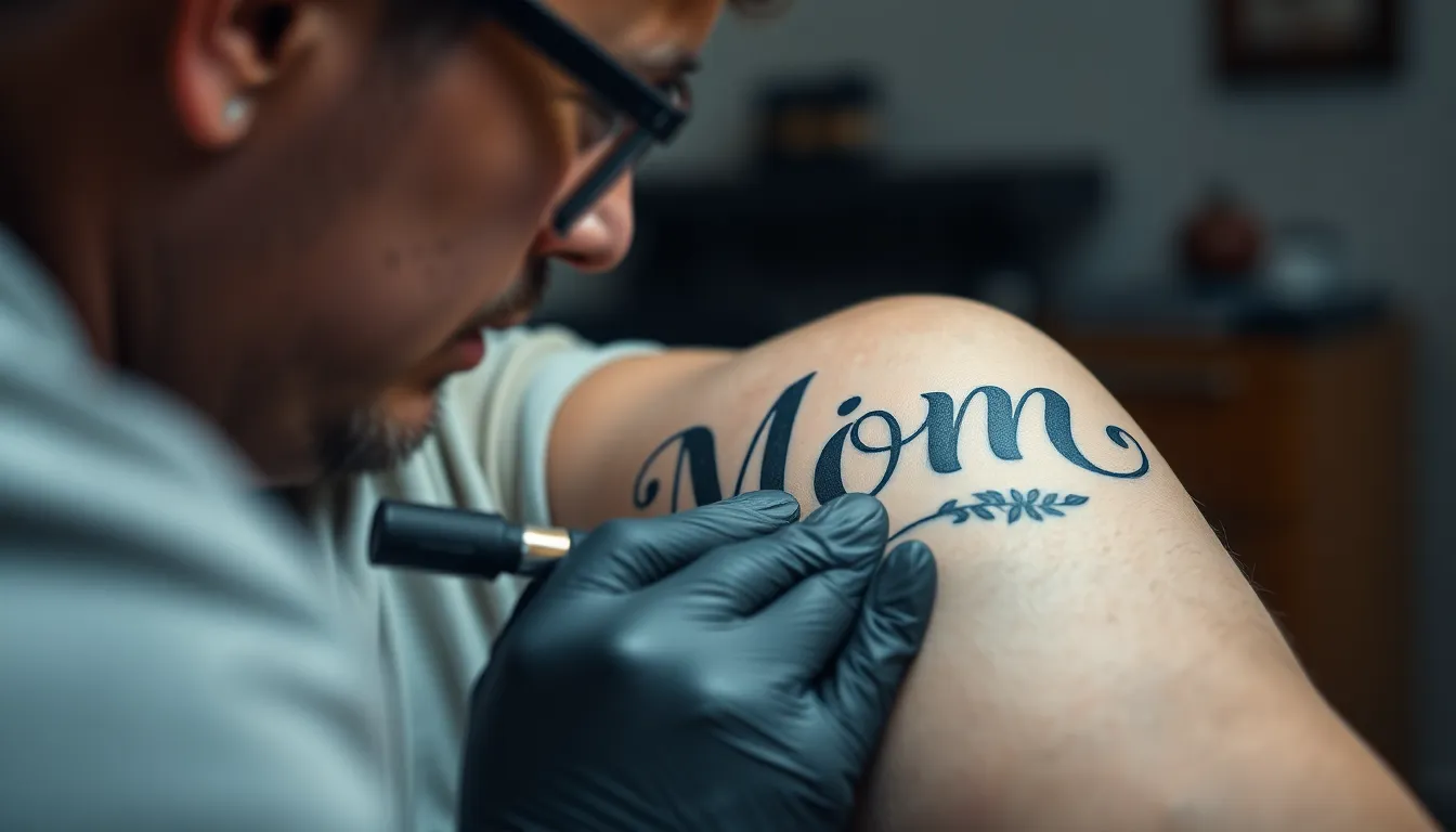 50+ Mom Name Tattoo Ideas for Men: Styles, Fonts & Placement Guide 14 50+ Mom Name Tattoo Ideas for Men: Styles, Fonts & Placement Guide 13
