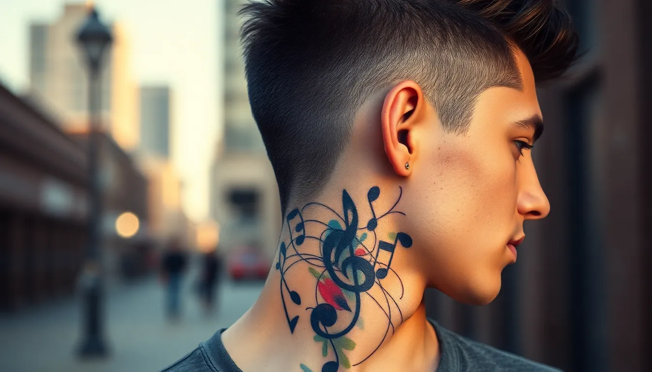 50+ Bold Neck Tattoo Ideas for Men: From Minimalist to Statement Designs 14 50+ Bold Neck Tattoo Ideas for Men: From Minimalist to Statement Designs 13
