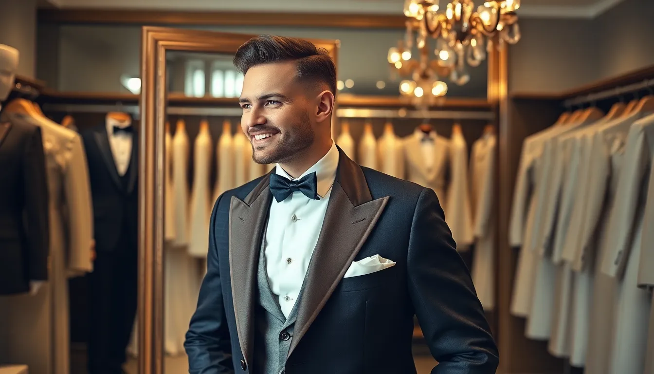 Perfect Prince Coat Styles for Men's Wedding Day: Complete Guide & Tips 14 Perfect Prince Coat Styles for Men's Wedding Day: Complete Guide & Tips 13