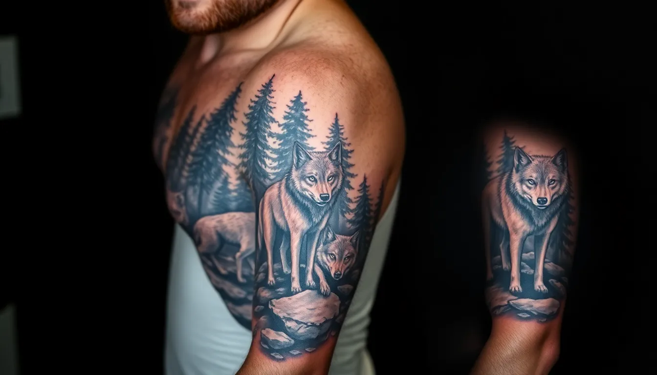 50+ Wolf Tattoo Ideas for Men: Realistic, Tribal & Minimalist Designs (2025) 14 50+ Wolf Tattoo Ideas for Men: Realistic, Tribal & Minimalist Designs (2025) 13