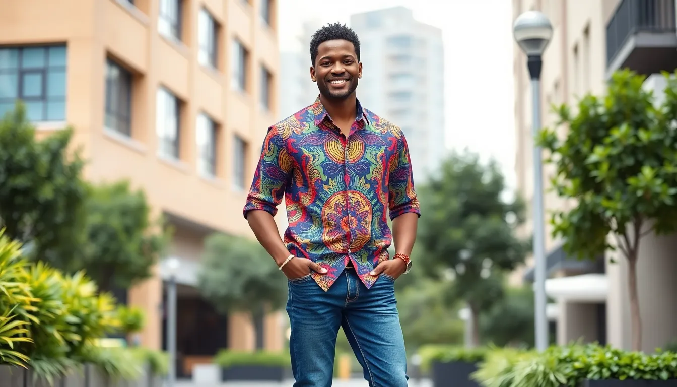 African Shirts for Men Ankara: Complete Style Guide & Best Designs 2025 16 African Shirts for Men Ankara: Complete Style Guide & Best Designs 2025 15