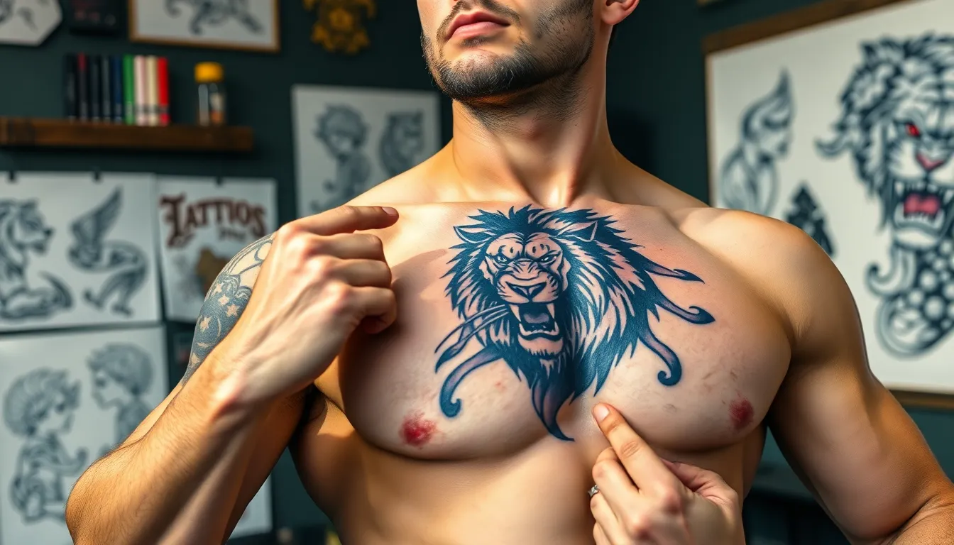 50 Bold Chest Tattoo Designs for Men: Traditional to Modern Ideas (2025) 16 50 Bold Chest Tattoo Designs for Men: Traditional to Modern Ideas (2025) 15