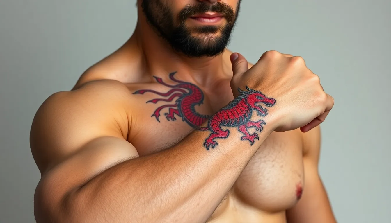 50 Stunning Colored Tattoo Designs for Men: From Bold Sleeves to Realistic Portraits 16 50 Stunning Colored Tattoo Designs for Men: From Bold Sleeves to Realistic Portraits 15