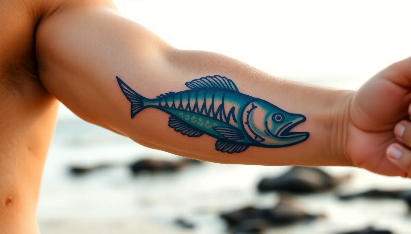 50+ Masculine Fish Hook Tattoo Ideas for Men: Designs, Meanings & Placement Guide 16 50+ Masculine Fish Hook Tattoo Ideas for Men: Designs, Meanings & Placement Guide 15