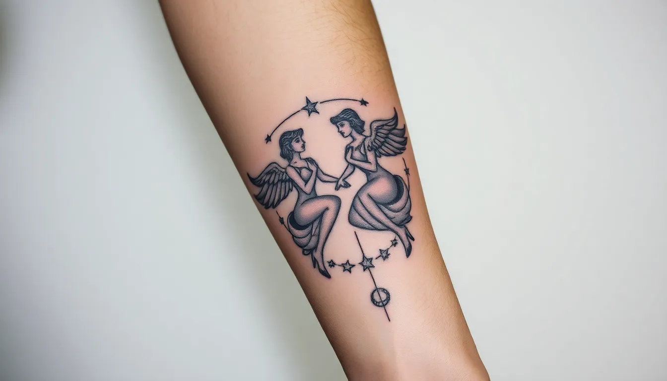 25 Bold Gemini Tattoo Ideas for Men: Zodiac Designs That Embrace Your Dual Nature 16 25 Bold Gemini Tattoo Ideas for Men: Zodiac Designs That Embrace Your Dual Nature 15