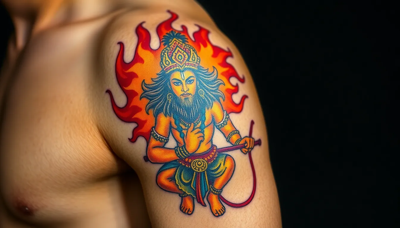 50+ Powerful Hanuman Tattoo Designs for Men: Spiritual Ink That Commands Respect 15