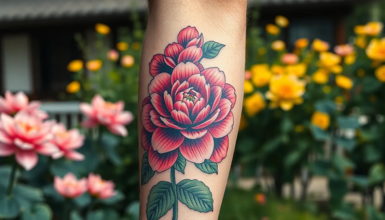 25 Powerful Japanese Flower Tattoo Designs for Men (With Deep Cultural Meanings) 16 25 Powerful Japanese Flower Tattoo Designs for Men (With Deep Cultural Meanings) 15