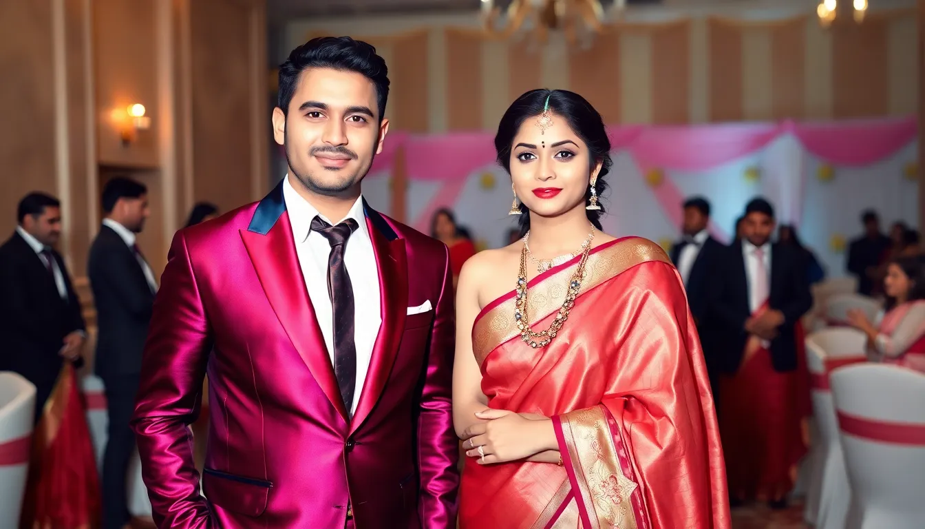 Perfect Red Saree Matching Suits for Men: Complete Style Guide 2025 15