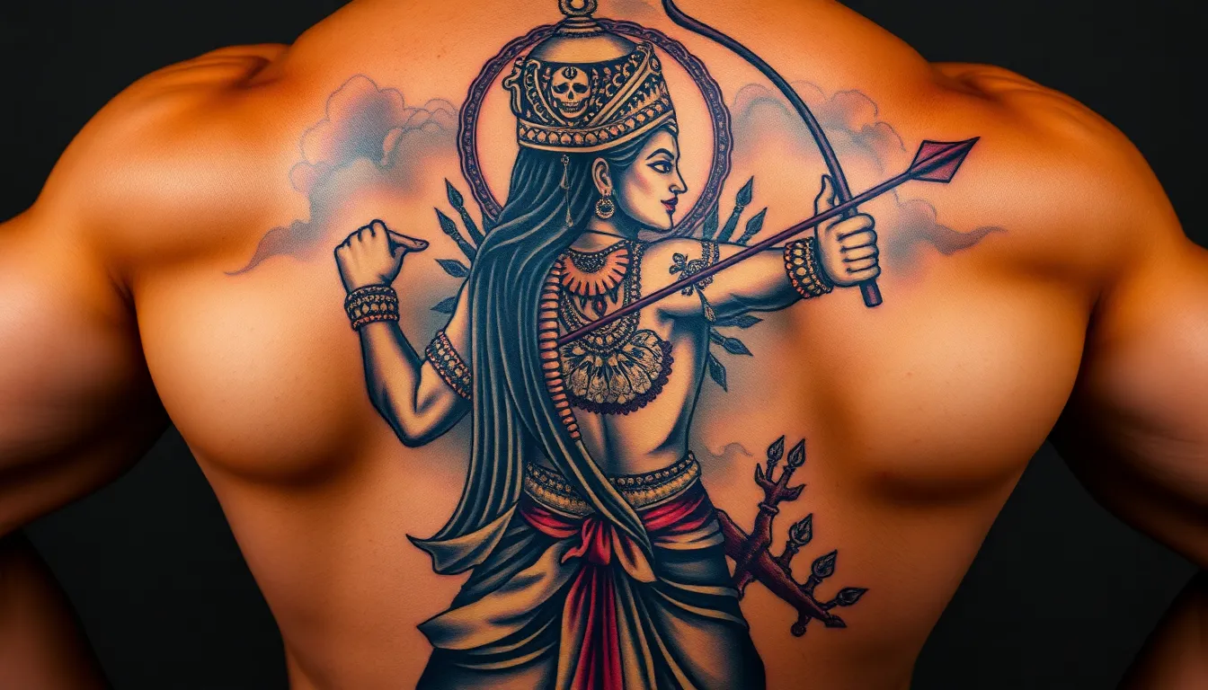 50+ Powerful Shree Ram Tattoo Designs for Men: Sacred Art & Placement Guide 16 50+ Powerful Shree Ram Tattoo Designs for Men: Sacred Art & Placement Guide 15