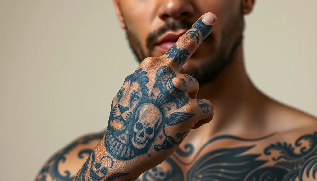 50+ Best Hand Tattoo Ideas for Men: Designs, Placement & Aftercare Guide 16 50+ Best Hand Tattoo Ideas for Men: Designs, Placement & Aftercare Guide 15