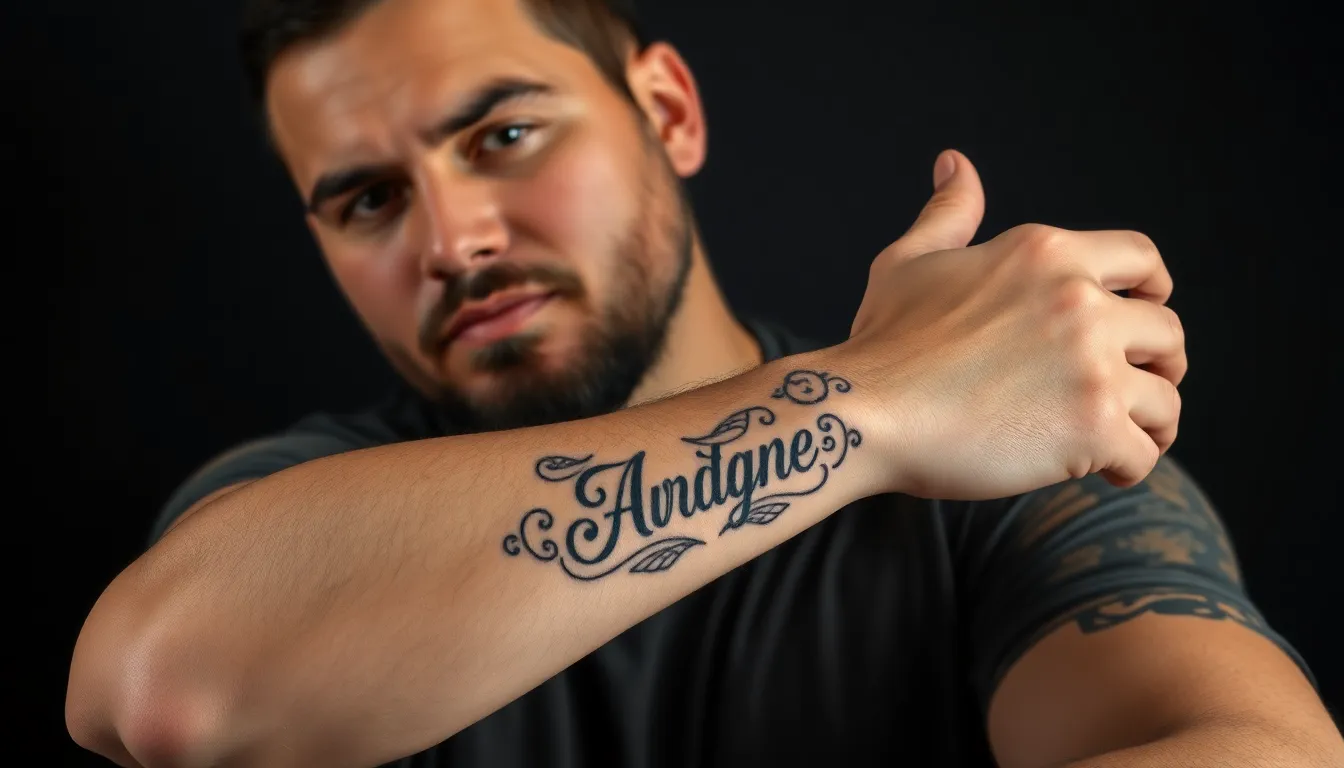 50+ Best Tattoo Name Ideas for Men: Meaningful Designs & Placement Tips 16 50+ Best Tattoo Name Ideas for Men: Meaningful Designs & Placement Tips 15