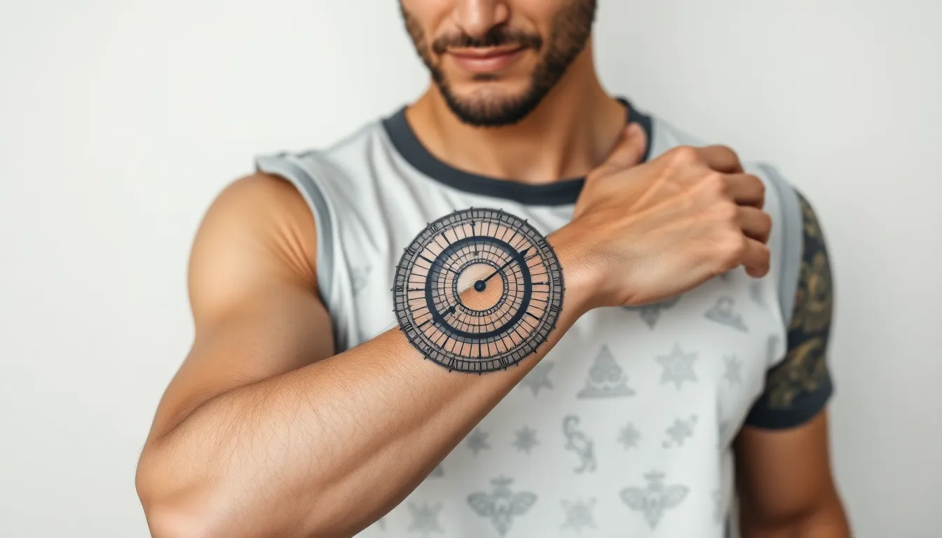 50+ Epic Time Tattoo Ideas for Men: Clocks, Gears & Meaningful Designs 16 50+ Epic Time Tattoo Ideas for Men: Clocks, Gears & Meaningful Designs 15