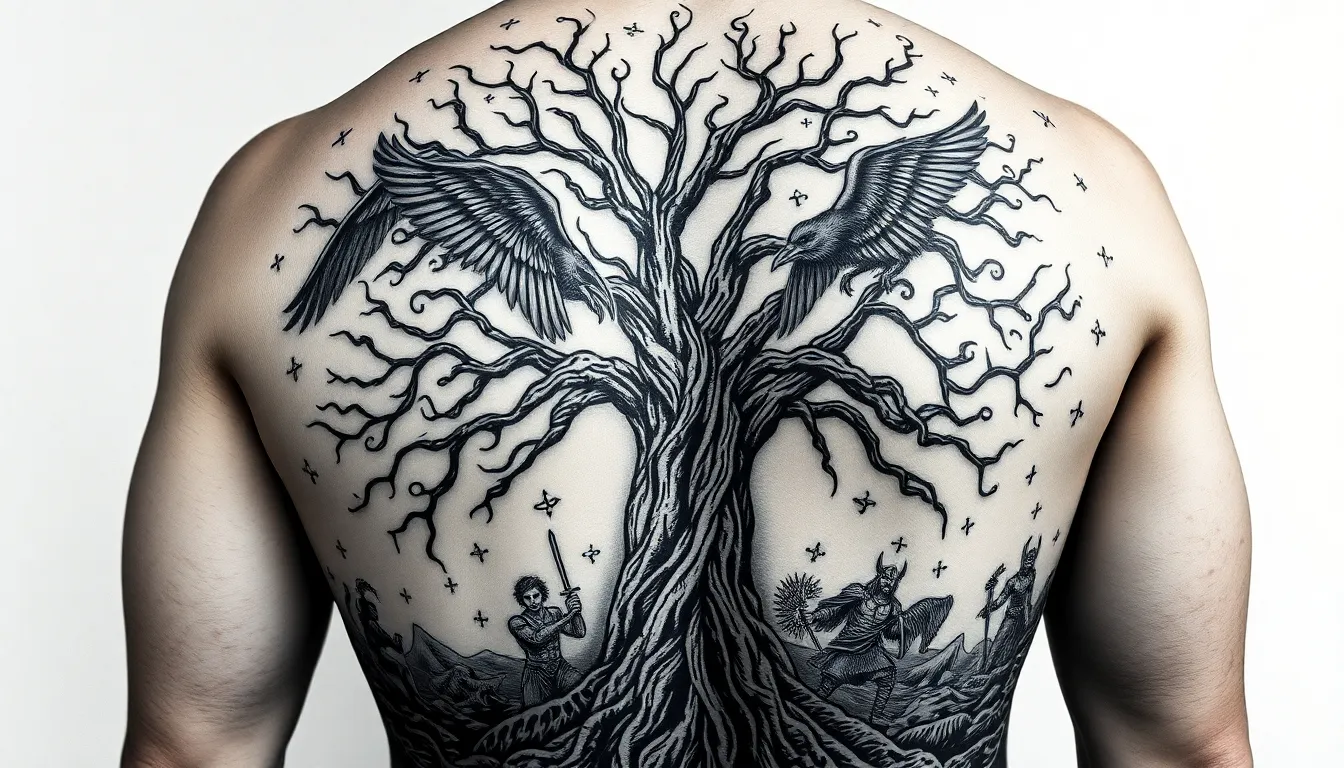 50 Epic Viking Tattoo Ideas for Men: Norse Designs That Command Respect 16 50 Epic Viking Tattoo Ideas for Men: Norse Designs That Command Respect 15