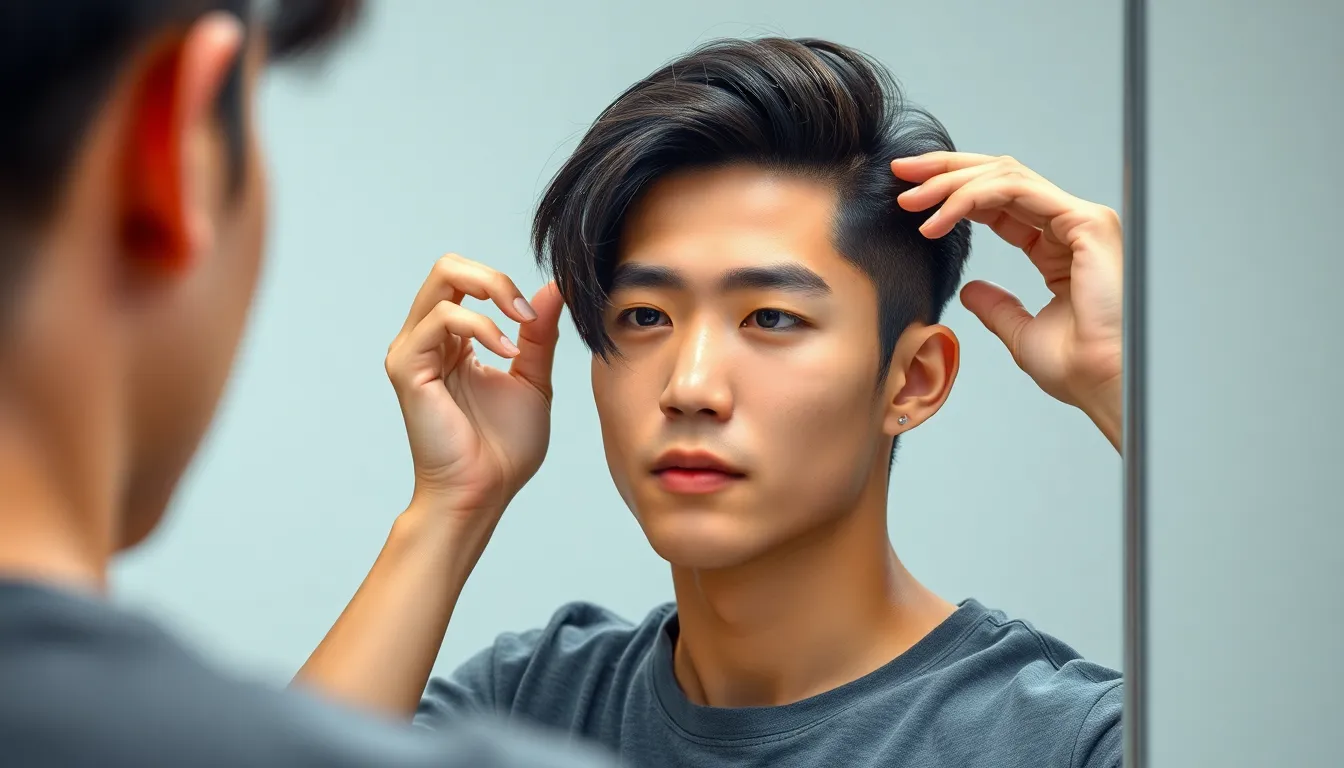 Master the Korean 60-40 Hairstyle for Men: Complete Styling Guide & Tips 18 Master the Korean 60-40 Hairstyle for Men: Complete Styling Guide & Tips 17