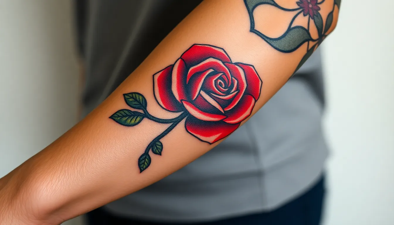 50+ Stunning Forearm Rose Tattoo Ideas for Men (2025 Guide) 18 50+ Stunning Forearm Rose Tattoo Ideas for Men (2025 Guide) 17