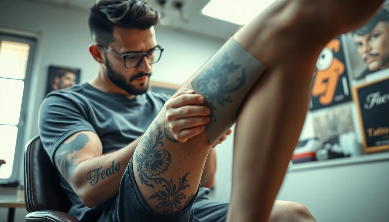 Best Leg Tattoo Stencil Designs for Men: Complete Guide to Perfect Placement 18 Best Leg Tattoo Stencil Designs for Men: Complete Guide to Perfect Placement 17