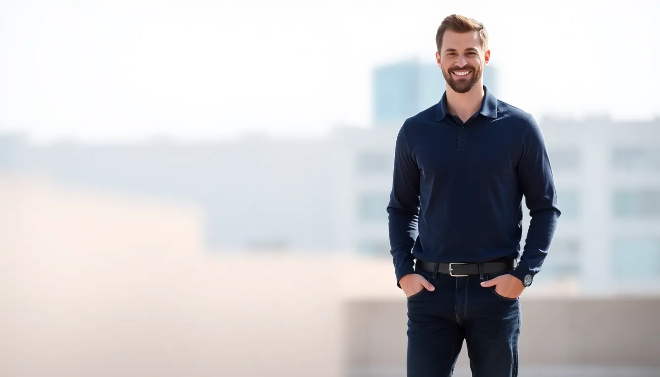 25 Stylish Long Sleeve Polo Outfit Ideas for Men (2025 Style Guide) 18 25 Stylish Long Sleeve Polo Outfit Ideas for Men (2025 Style Guide) 17